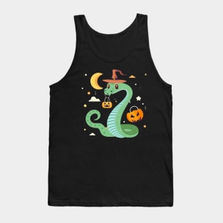 halloween snake Funny hallowen Tank Top